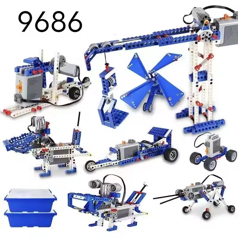 Science Robot - Ensemble éducatif STEM 9686, blocs de