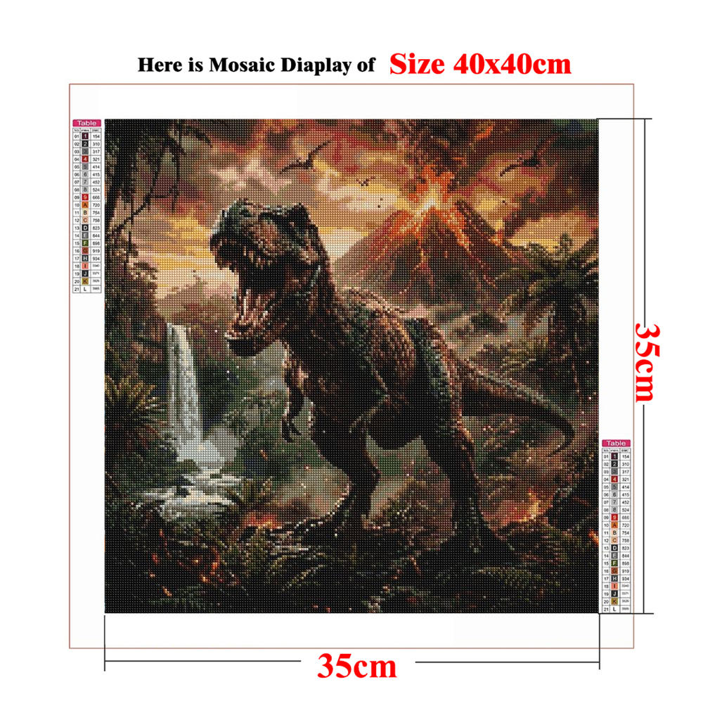 Kit de Peinture Diamantée Érup - Volcano Kit Eruption avis et prix