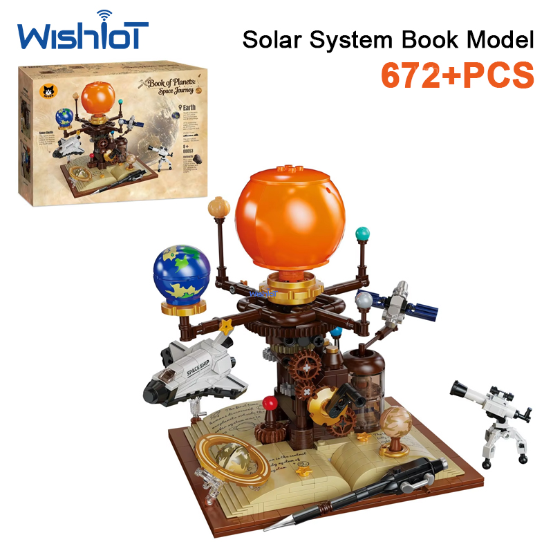 672 pièces Blocs de constructi - Solar System Orrery avis et prix