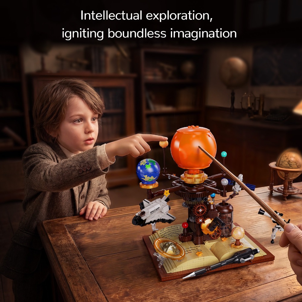 672 pièces Blocs de constructi - Solar System Orrery avis et prix