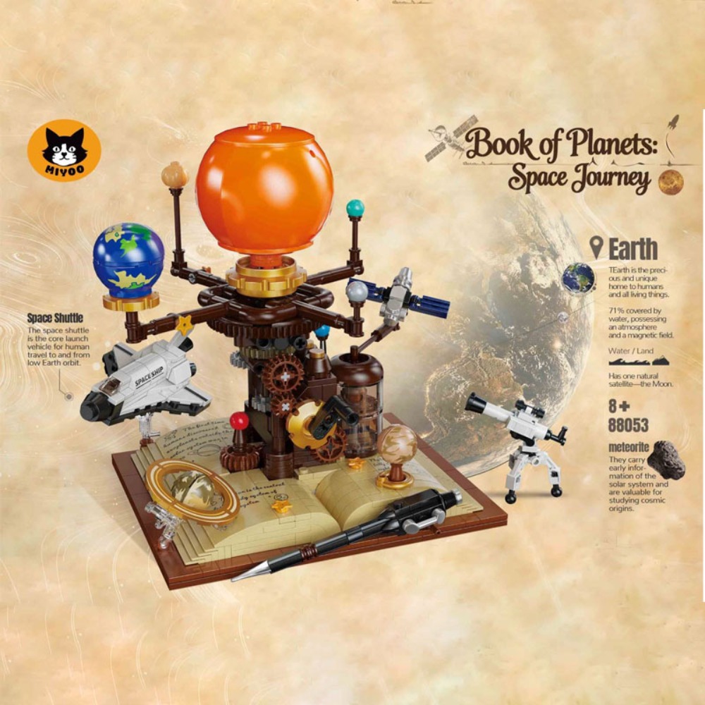 672 pièces Blocs de constructi - Solar System Orrery avis et prix