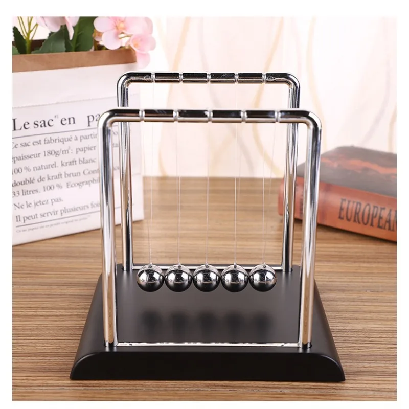 Berceau de Newton en acier ave - Newton Cradle Large avis et prix