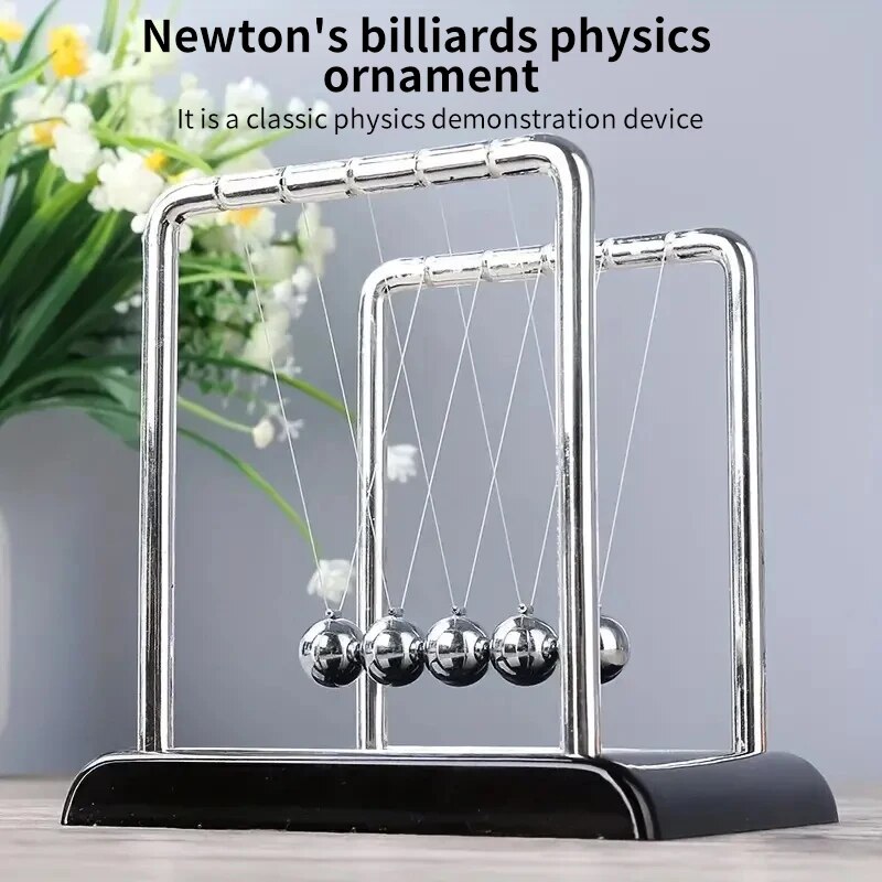 Berceau de Newton en acier ave - Newton Cradle Large avis et prix