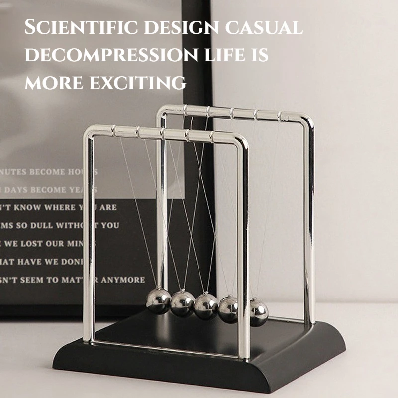 Berceau de Newton en acier ave - Newton Cradle Large avis et prix