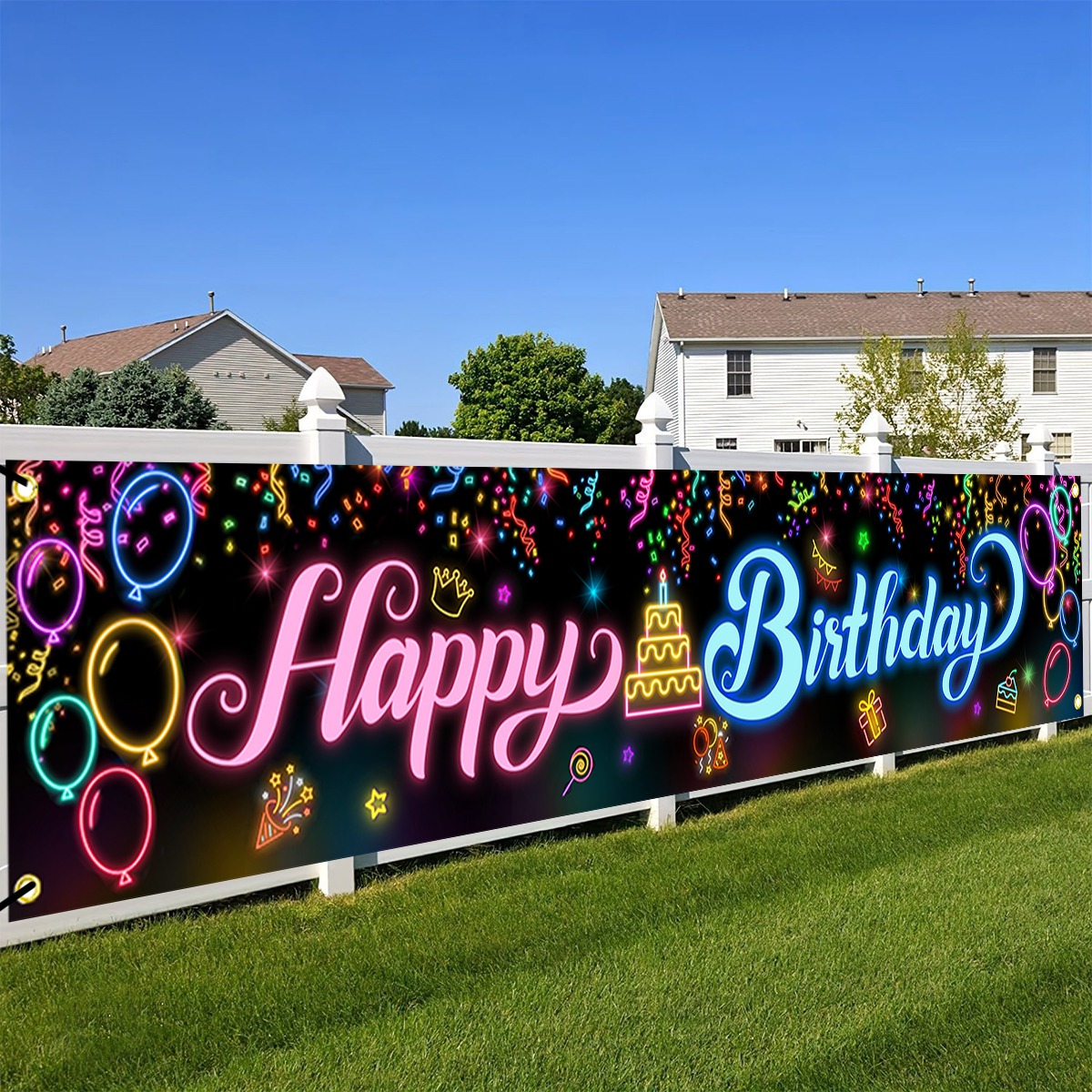 Bannière de fête scintillante  - Science Of Happiness avis et prix